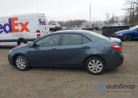 2016 Toyota Corolla Le from USA, damaged, VIN 2T1BURHEXGC511460